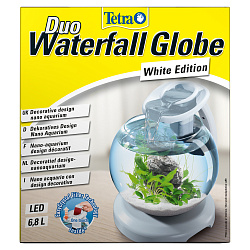 Tetra Cascade Globe Duo Waterfall аквариумный комплекс белый 6,8 л