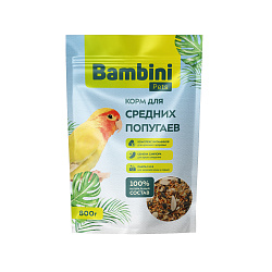 Корм Bambini Pets для средних попугаев, 800 г