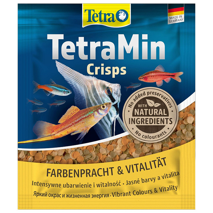 TetraMin Crisps корм-чипсы для всех видов рыб 12 г (sachet)