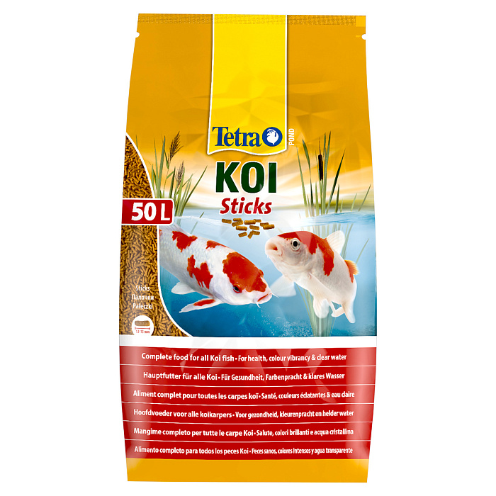 Tetra Pond Koi Sticks основной корм для кои палочки 50 л