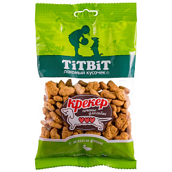 Лакомство TiTBiT Крекер для собак с мясом утки 100 г Лакомство TiTBiT Крекер для собак с мясом утки 100 г