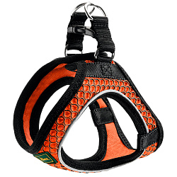 Hunter шлейка для собак Hilo Comfort 33-36 см, сетчатый текстиль, оранжевая