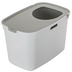 Moderna био-туалет Top Cat 59x39x38h см, вертикальный вход, бело-серый СКИДКА 40% Moderna био-туалет Top Cat 59x39x38h см, вертикальный вход, бело-серый СКИДКА 40%