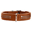 Hunter ошейник для собак Diamond Elk Petit 37 (30-34 см) кожа, 2 ряда страз коньяк СКИДКА 50% Hunter ошейник для собак Diamond Elk Petit 37 (30-34 см) кожа, 2 ряда страз коньяк СКИДКА 50%