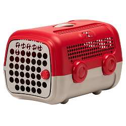 United Pets переноска "A.U.T.O." cm 51 x 37 x h 33, красная/серая СКИДКА 50%