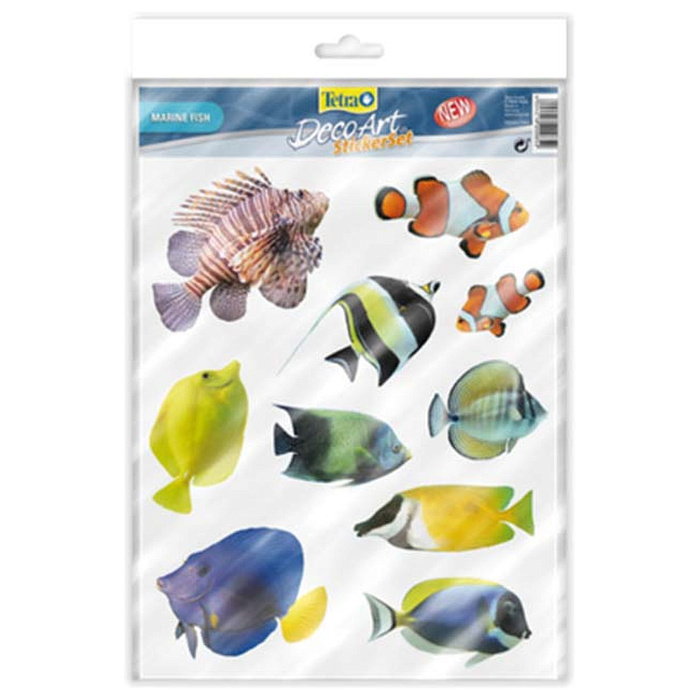 Tetra Deco Art набор наклеек "Морские рыбы" СКИДКА 50%