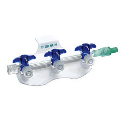 B.Braun Блок из 3 кранов Дискофикс С синий B.Braun Блок из 3 кранов Дискофикс С синий