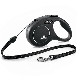 flexi рулетка New Classic S (до 12 кг) 8 м трос черная flexi рулетка New Classic S (до 12 кг) 8 м трос черная