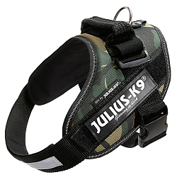 JULIUS-K9 шлейка для собак IDC®-Powerharness 0 (58-76см/ 14-25кг), камуфляж JULIUS-K9 шлейка для собак IDC®-Powerharness 0 (58-76см/ 14-25кг), камуфляж