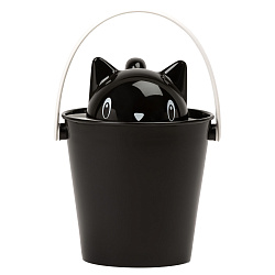 United Pets ведро для сухого корма "Cat-Crick" 7,5 л, черное, для кошек