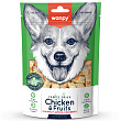 Wanpy Dog Сублимированное лакомство для собак "Курица и фрукты" 40 г