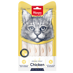 Wanpy Cat Лакомство для кошек «нежное пюре» из курицы 70 г Wanpy Cat Лакомство для кошек «нежное пюре» из курицы 70 г