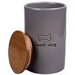 Бокс Mr.Kranch керамический для хранения корма для собак GOOD DOG 850 мл серый Бокс Mr.Kranch керамический для хранения корма для собак GOOD DOG 850 мл серый
