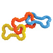 Игрушка Petstages "ОРКА Комбо косточки", для собак, 13 см, разноцветные