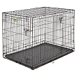 Клетка MidWest iCrate для собак 109х74х78h см, 2 двери, черная Клетка MidWest iCrate для собак 109х74х78h см, 2 двери, черная