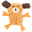 Игрушка AROMADOG Rescue для собак Собачка кругляш 14 см с пищалкой, рыжая