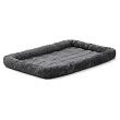 Лежанка MidWest Pet Bed для собак и кошек меховая 61х46 см, серая Лежанка MidWest Pet Bed для собак и кошек меховая 61х46 см, серая