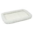 Лежанка MidWest Pet Bed для собак и кошек флисовая 77х52 см, белая Лежанка MidWest Pet Bed для собак и кошек флисовая 77х52 см, белая