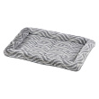 Лежанка MidWest Deluxe Wave Bed для собак и кошек меховая 56х44,5х6,5 см, серая