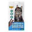 Лакомство Мнямс лакомые палочки 13,5 см для кошек с форелью и лососем 3х5 г Лакомство Мнямс лакомые палочки 13,5 см для кошек с форелью и лососем 3х5 г