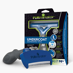 Фурминатор FURminator L для крупных собак с длинной шерстью Фурминатор FURminator L для крупных собак с длинной шерстью
