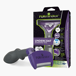 Фурминатор FURminator M/L для больших кошек c короткой шерстью Фурминатор FURminator M/L для больших кошек c короткой шерстью