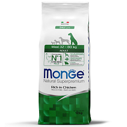 Сухой корм Monge Dog Daily Line Maxi для взрослых собак крупных пород, из курицы 12 кг Сухой корм Monge Dog Daily Line Maxi для взрослых собак крупных пород, из курицы 12 кг