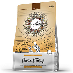 Сухой корм CRAFTIA NATURA для взрослых собак миниатюрных и мелких пород из курицы и индейки 640 г Сухой корм CRAFTIA NATURA для взрослых собак миниатюрных и мелких пород из курицы и индейки 640 г