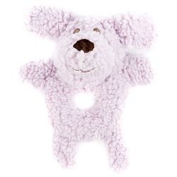 Игрушка AROMADOG Calm для собак Собачка-кольцо 24 см с пищалкой, сиреневый Игрушка AROMADOG Calm для собак Собачка-кольцо 24 см с пищалкой, сиреневый