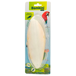 Лакомство Bambini Pets панцирь каракатицы для крупных попугаев 20 см Лакомство Bambini Pets панцирь каракатицы для крупных попугаев 20 см