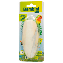 Лакомство Bambini Pets панцирь каракатицы для средних попугаев 13 см Лакомство Bambini Pets панцирь каракатицы для средних попугаев 13 см