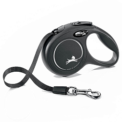 flexi рулетка New Classic XS (до 12 кг) 3 м лента черная flexi рулетка New Classic XS (до 12 кг) 3 м лента черная