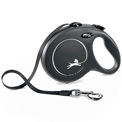 flexi рулетка New Classic L (до 50 кг) лента 8 м черная flexi рулетка New Classic L (до 50 кг) лента 8 м черная