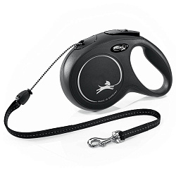 flexi рулетка New Classic M (до 20 кг) 8 м трос черная flexi рулетка New Classic M (до 20 кг) 8 м трос черная