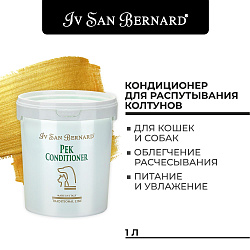 ISB Traditional Line Pek Кондиционер для распутывания колтунов 1 л ISB Traditional Line Pek Кондиционер для распутывания колтунов 1 л