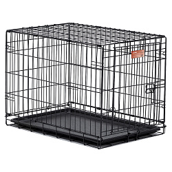 Клетка MidWest iCrate для собак 76х48х53h см, 1 дверь, черная Клетка MidWest iCrate для собак 76х48х53h см, 1 дверь, черная