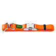 Hunter ошейник для собак ALU-Strong M (40-55 см) нейлон с металлической застежкой оранжевый