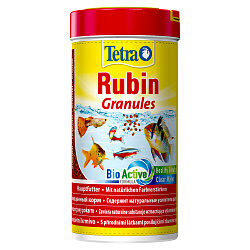 TetraRubin Granules корм в гранулах для улучшения окраса всех видов рыб 250 мл TetraRubin Granules корм в гранулах для улучшения окраса всех видов рыб 250 мл