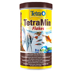 TetraMin корм для всех видов рыб в виде хлопьев 1 л. TetraMin корм для всех видов рыб в виде хлопьев 1 л.