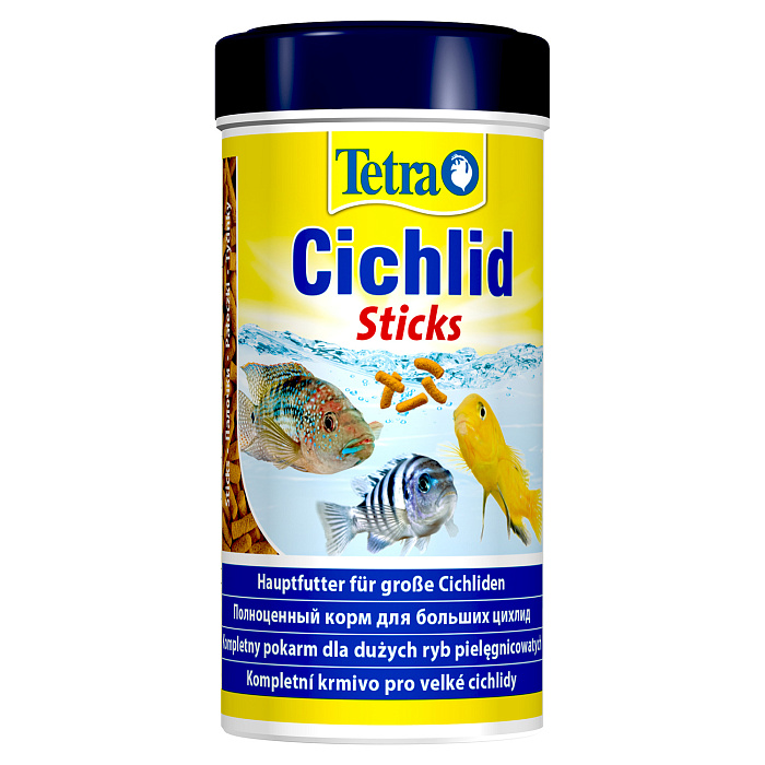 TetraCichlid Sticks корм для всех видов цихлид в палочках 250 мл