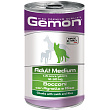 Влажный корм Gemon Dog Medium для взрослых собак средних пород, кусочки с ягненком и рисом, консервы 1250 г Влажный корм Gemon Dog Medium для взрослых собак средних пород, кусочки с ягненком и рисом, консервы 1250 г