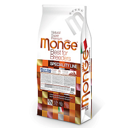 Сухой корм Monge Dog PFB Speciality Puppy&Junior 30/18 для щенков всех пород с ягненком и рисом 15 кг Сухой корм Monge Dog PFB Speciality Puppy&Junior 30/18 для щенков всех пород с ягненком и рисом 15 кг