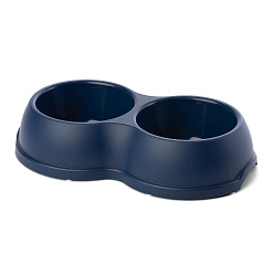 Миска двойная My Pets Solutions ENJOY 7 2x0,25 л темно-синий Миска двойная My Pets Solutions ENJOY 7 2x0,25 л темно-синий