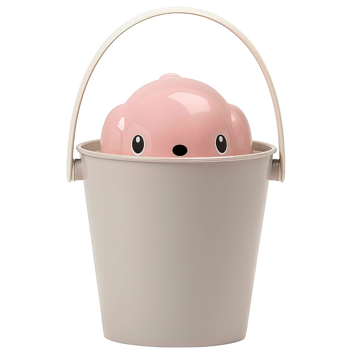 United Pets ведро для сухого корма "Dog-Crock" 7,5 л, сиреневый/слоновая кость, для собак