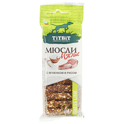 Лакомство TiTBiT Мюсли Fitness с ягненком и рисом 40 г