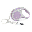 flexi рулетка NEW LINE Comfort S (до 15 кг) лента 5 м серый/розовый flexi рулетка NEW LINE Comfort S (до 15 кг) лента 5 м серый/розовый