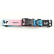Ошейник United Pets для собак Complete me L 25 x 430/730mm, розово-голубой тай-дай Ошейник United Pets для собак Complete me L 25 x 430/730mm, розово-голубой тай-дай