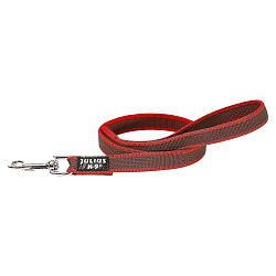 JULIUS-K9 поводок для собак Color & Gray Super-grip 2/120см, с ручкой, до 50 кг, красно-серый JULIUS-K9 поводок для собак Color & Gray Super-grip 2/120см, с ручкой, до 50 кг, красно-серый