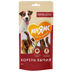 Лакомство Мнямс На каждый день для собак Корень бычий 50 г