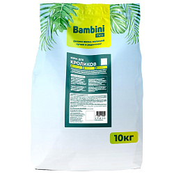 Корм Bambini Pets для кроликов, 10 кг Корм Bambini Pets для кроликов, 10 кг